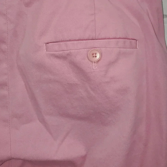 Talbots Womens Curvy Fit Pink Flat Front Size 6 - Picture 5 of 14